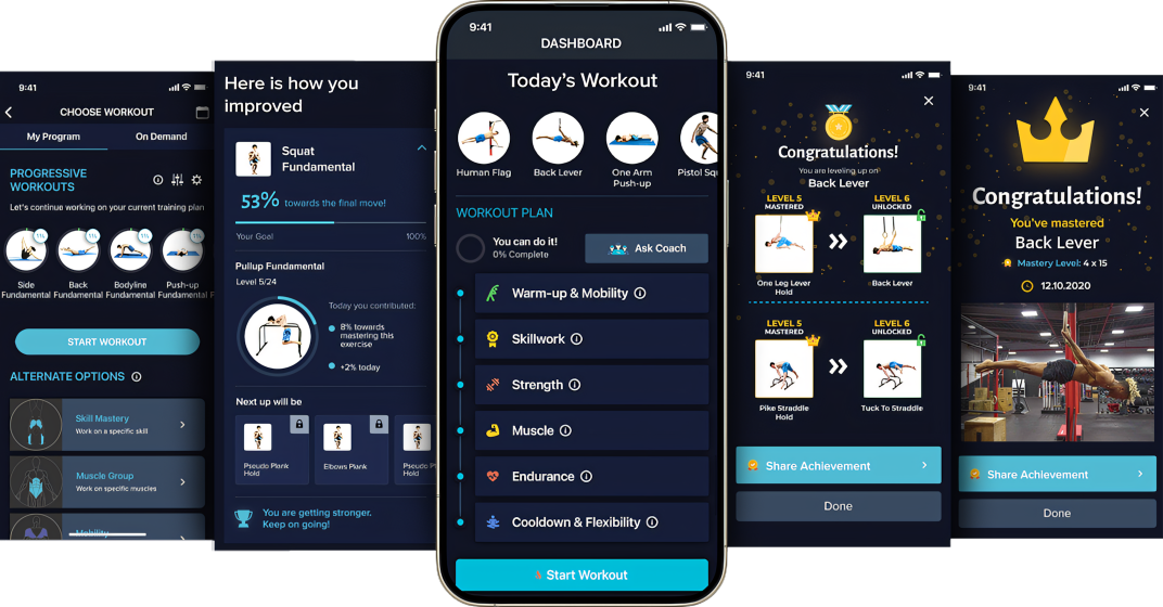 The five-phone app showcase